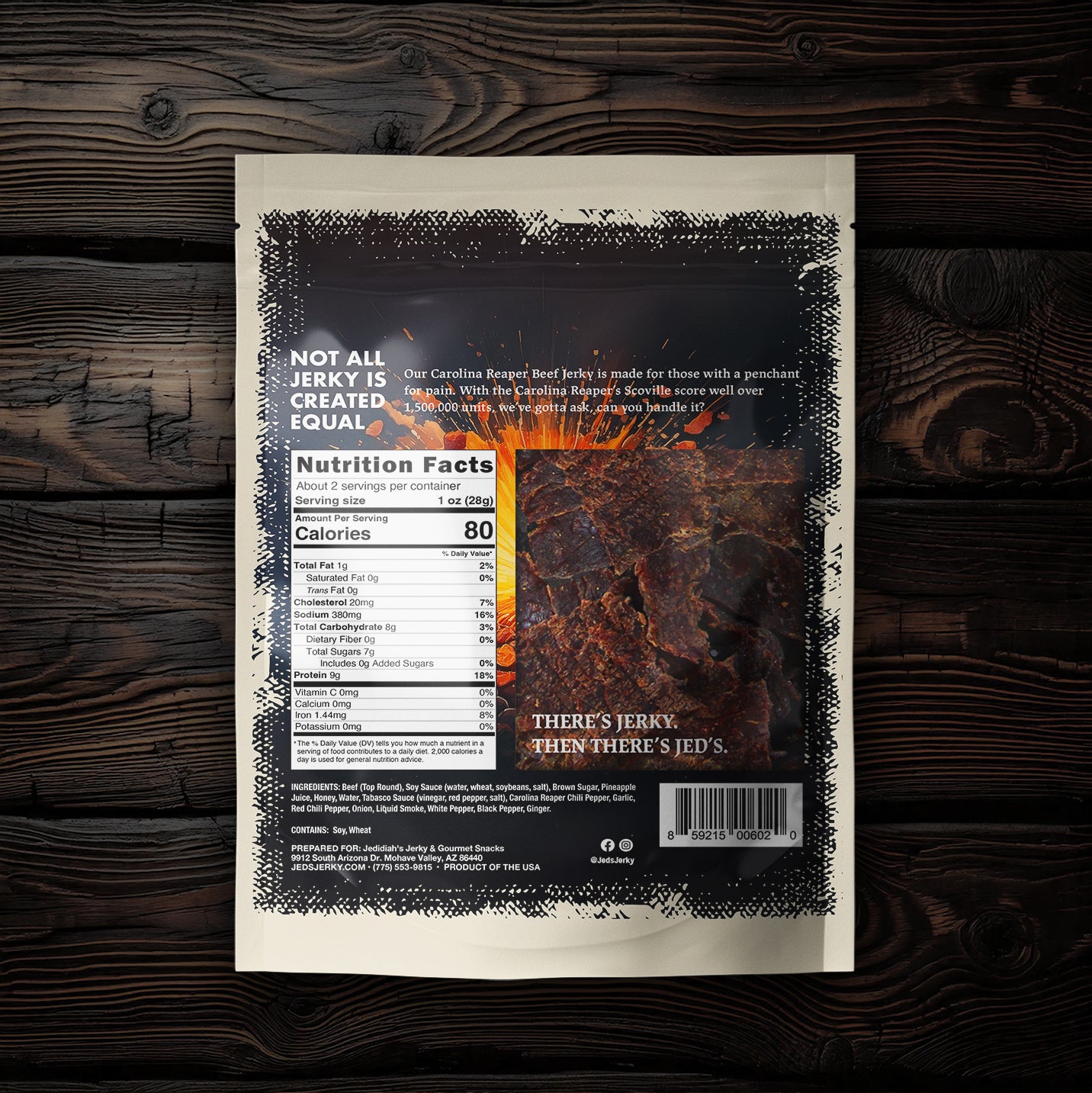 Carolina Reaper Classic Beef Jerky