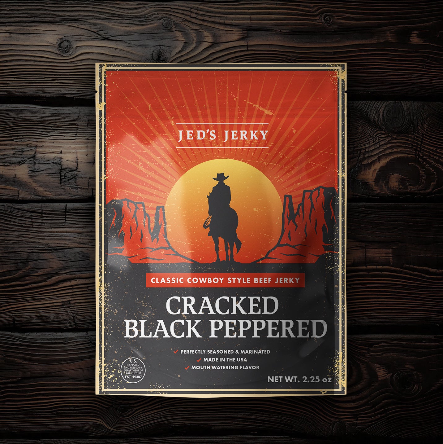 Classic Cowboy Jerky Box