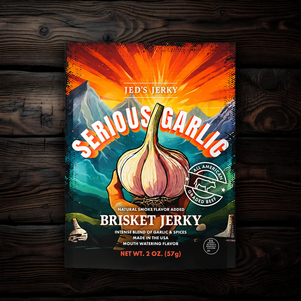Serious Garlic Beef Jerky
