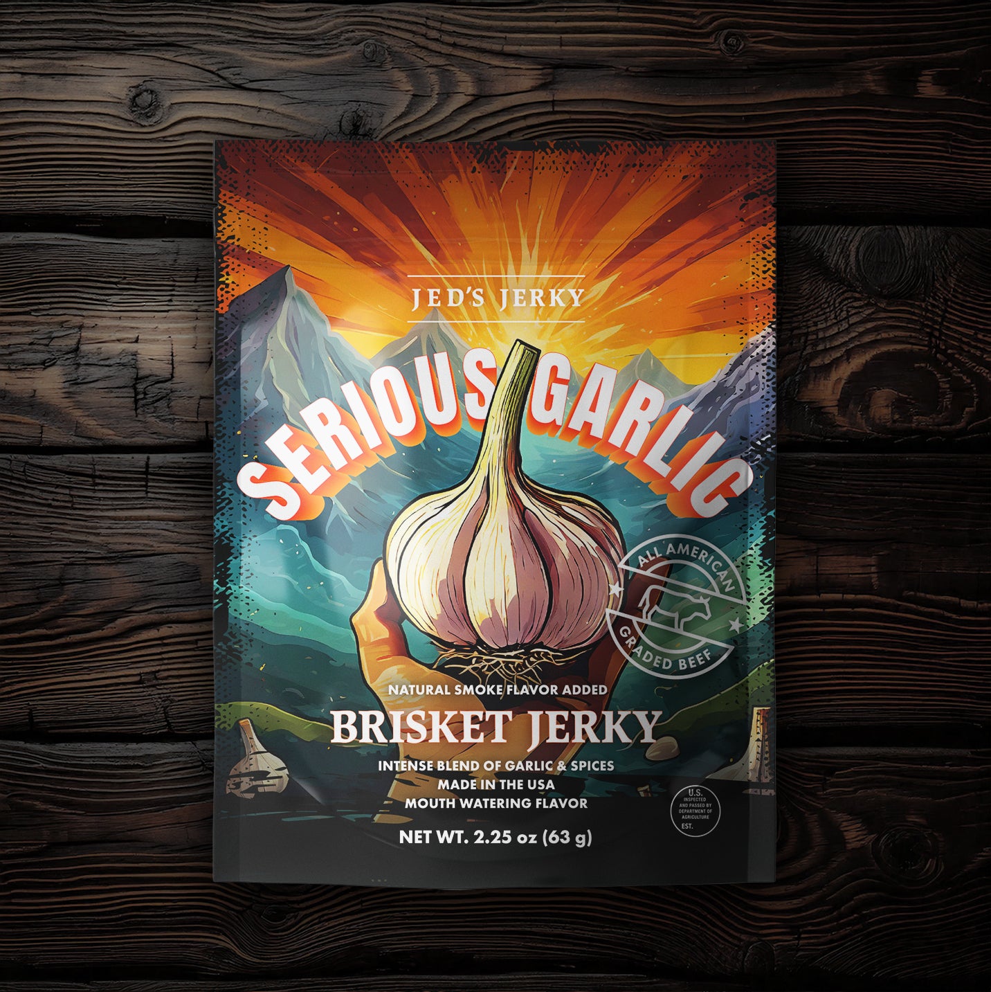 Serious Garlic Beef Jerky