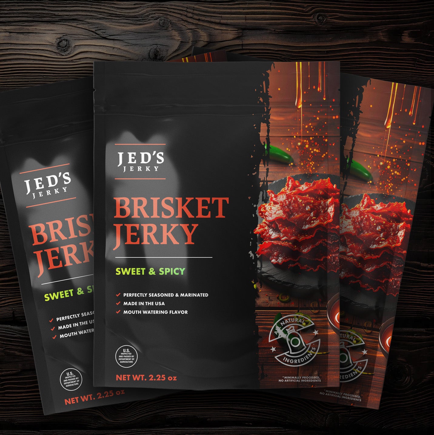 Sweet & Spicy Brisket Jerky