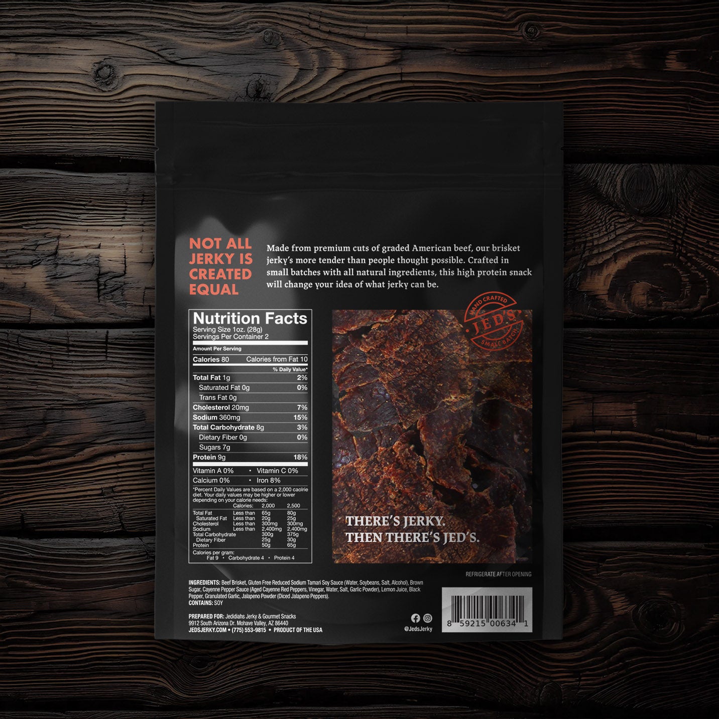 Sweet & Spicy Brisket Jerky