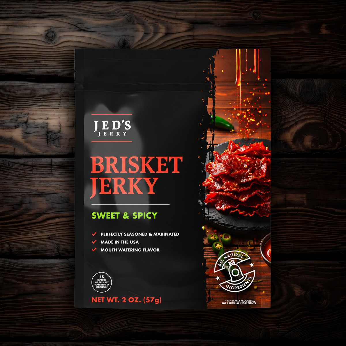 Sweet & Spicy Brisket Jerky