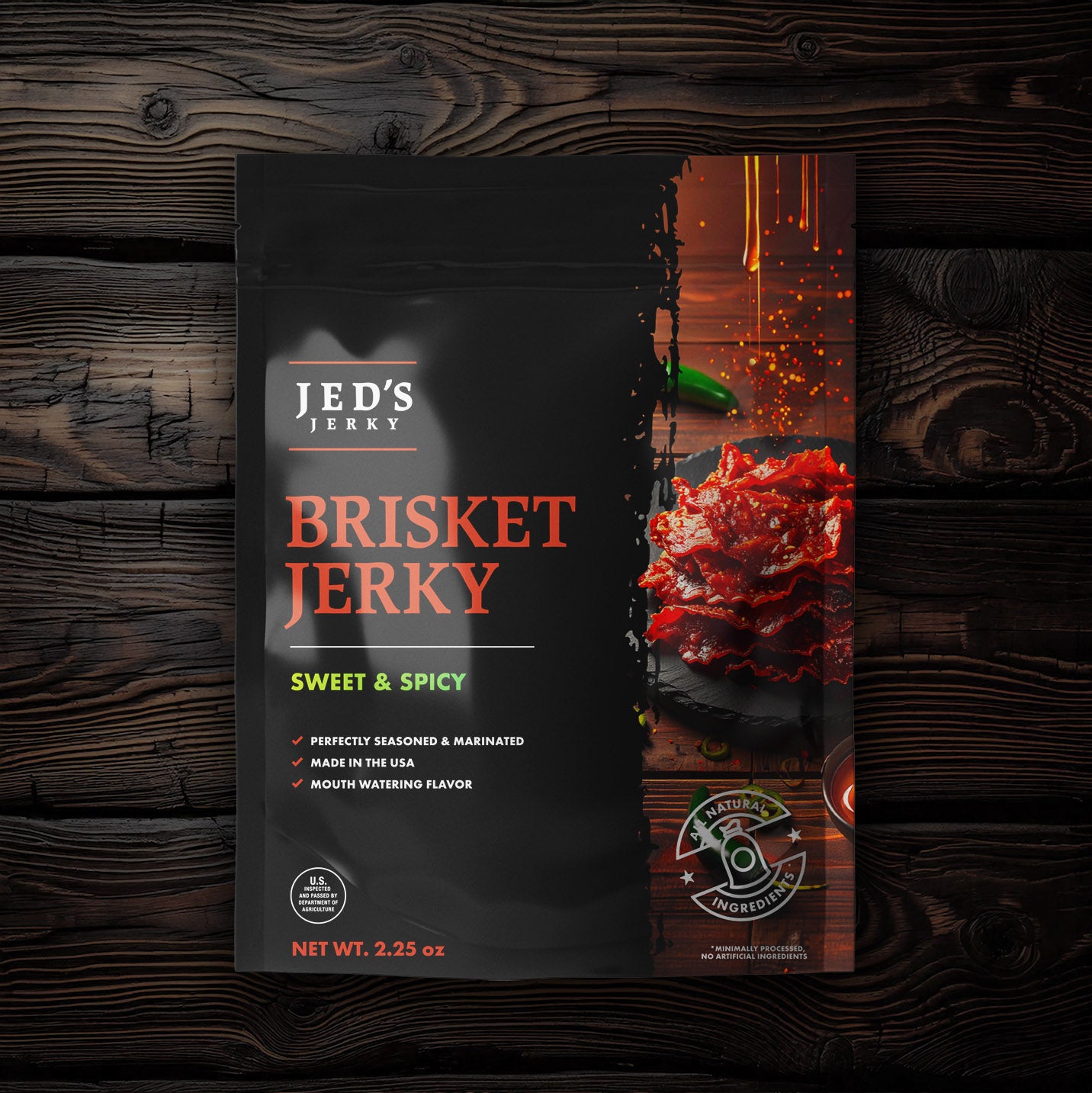 Sweet & Spicy Brisket Jerky
