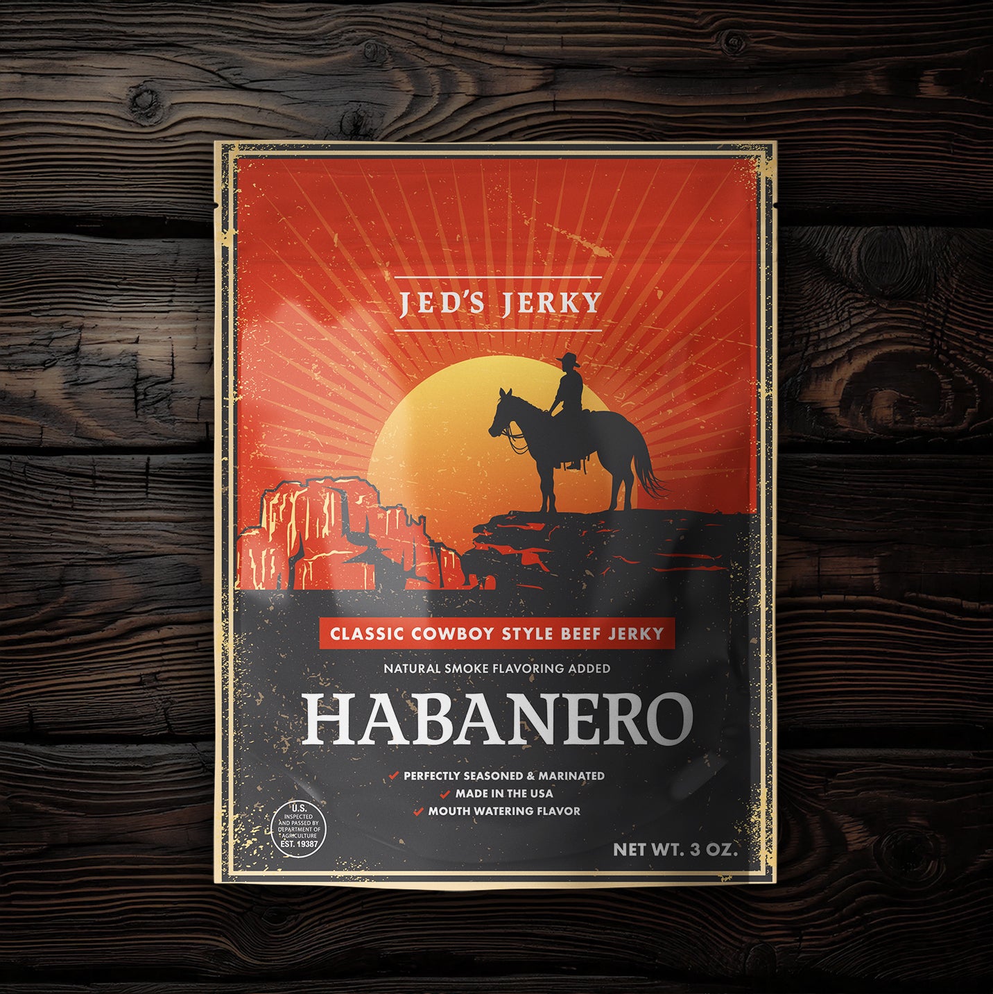 Spicy Habanero Classic Beef Jerky