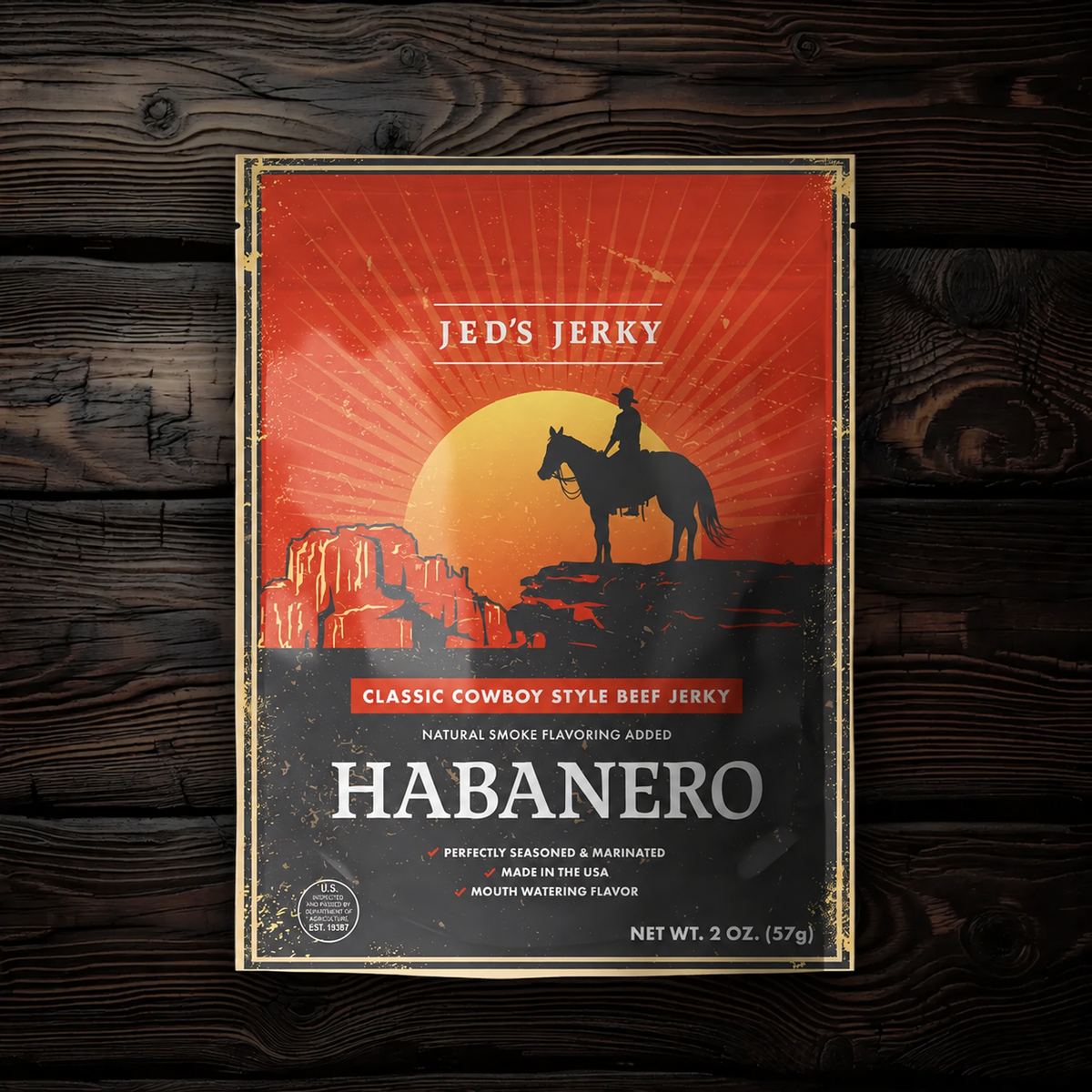 Spicy Habanero Classic Beef Jerky