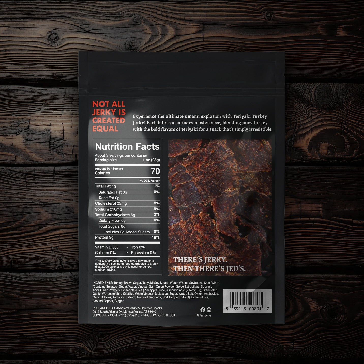 Teriyaki Turkey Jerky